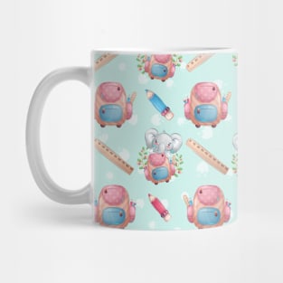 Cute Elephant Animal Pattern Mug